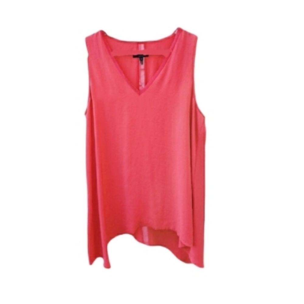 Rag & Bone sheer red tank-top